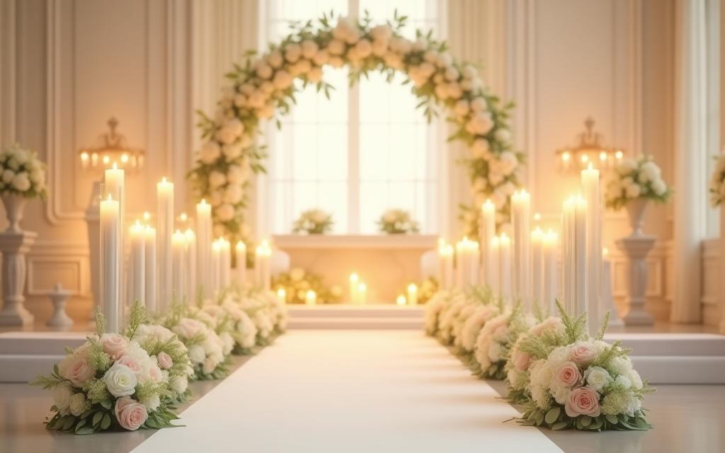 ウェディング装花の祭壇